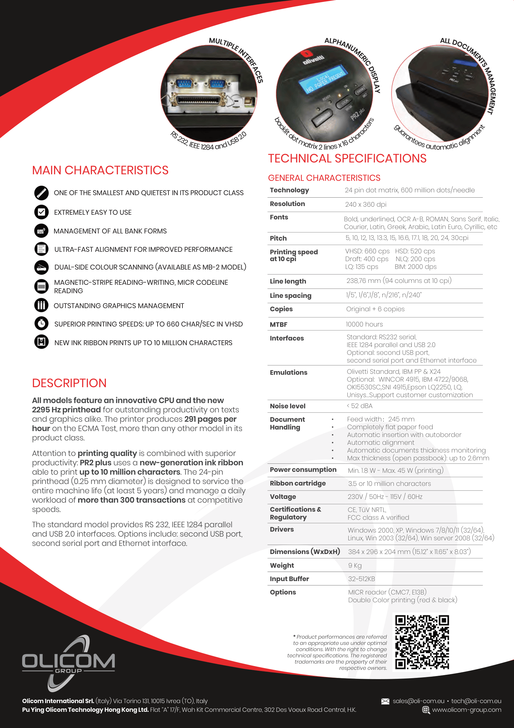Brosur Olivetti PR2 Plus Halaman 2
